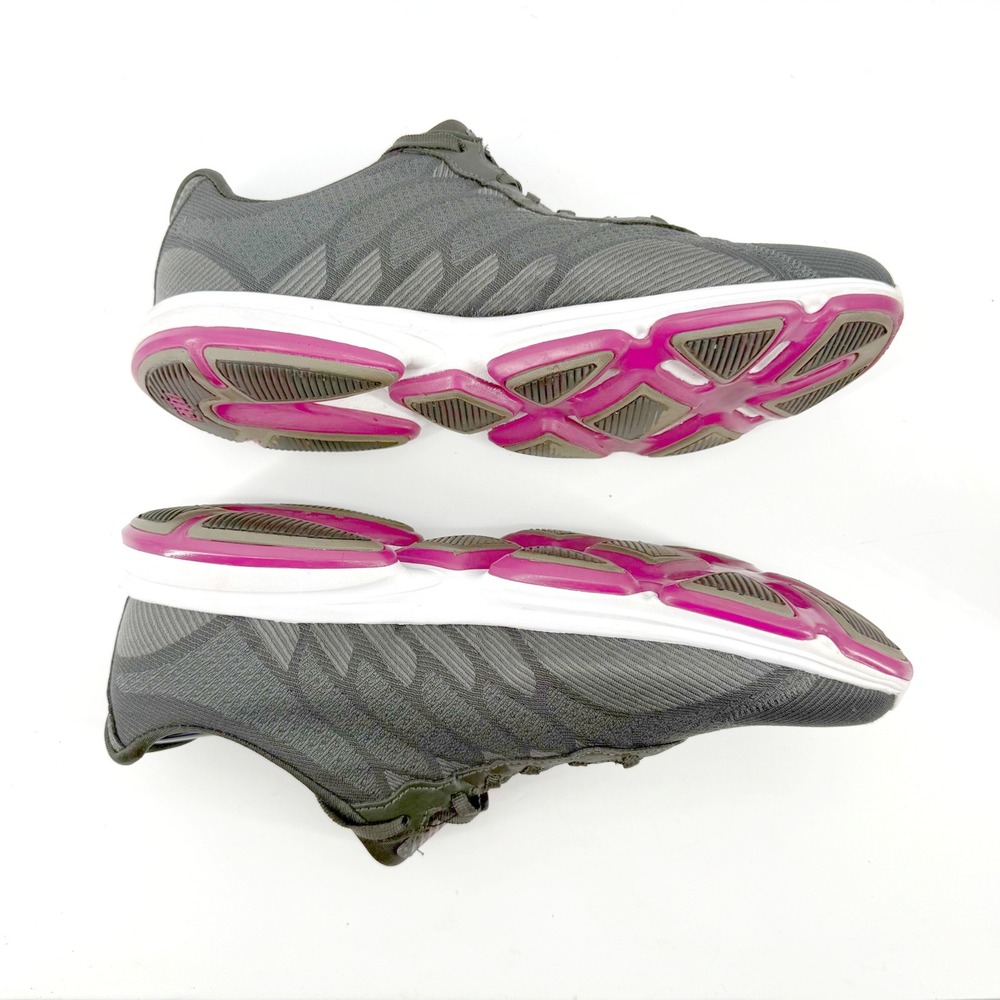 Ryka Dominion Walking Shoes Womens 10W Gray Pink Mesh Lace Up Sneakers Comfort - Picture 9 of 11
